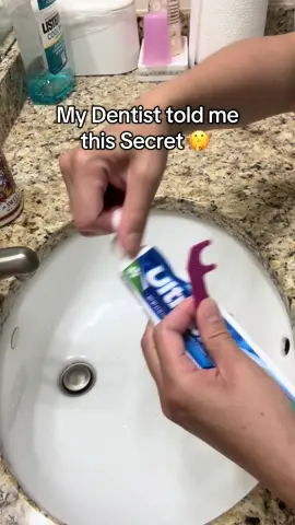 My Dentist told me this secret 🤫 you are going to love the results! #whiteteeth #diywhiteteeth #dentist  #LearnOnTikTok #lifehacks #momhacks #viralhacks #tipsandtricks #diyhacks #DIY #viraltiktok #viraltiktokvideo #hacks #usefullifetips #homehacks #easytips #fyp #momtips #MomsofTikTok 