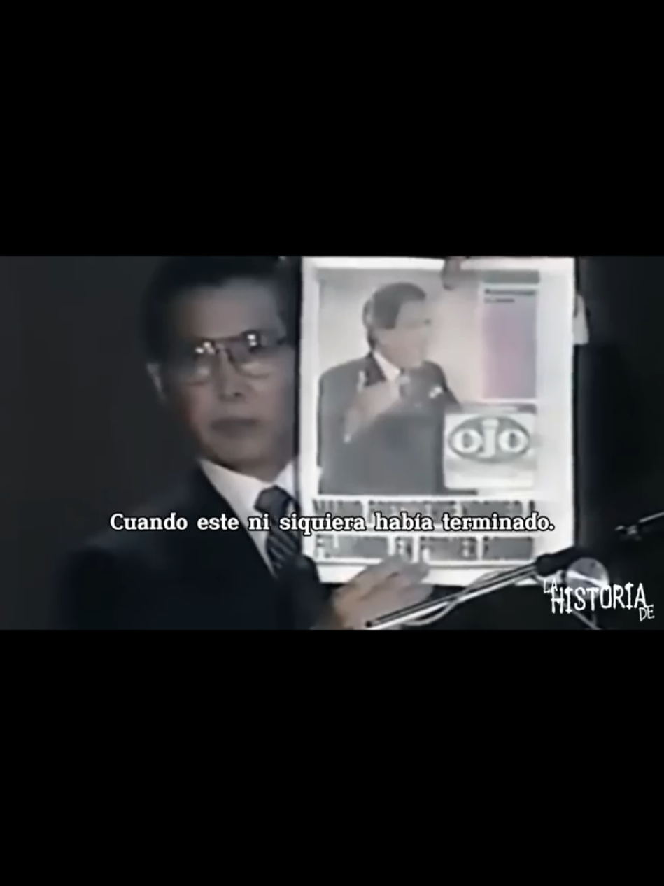 Vladimiro  desde las sombras ya espesaba a manipular  a #albertofujimori  el #debate #mariovargasllosa y #albertofujimori revista #ojo 