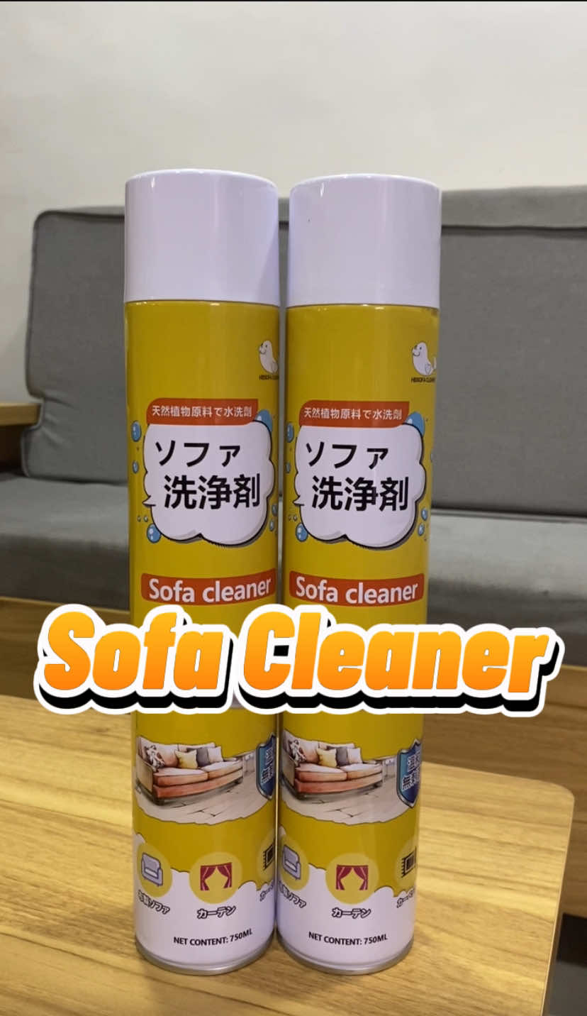 🧼 Say goodbye to stains!  This Sofa Cleaner Spray (Japan Formula) / Sofa Cleaning Agent Japan / sofa foam cleaner / sofa cleaning spray is your new best friend for spotless sofas, carpets, curtains & car seats! 🛋️🚗 ✨ Powerful foam formula ✨ 750ml big bottle ✨ Buy 2 = FREE cleaning towel! No need for expensive deep cleaning — just spray, scrub, and wipe. 🧽✨ #sofacleanerspray #foamcleaner #sofacleaning #carpetcleaner #carfoamcleaner #homecleaningph #sofafoamcleaner #stainremoverspray #sofacleaninghack @everyone @Gingres 