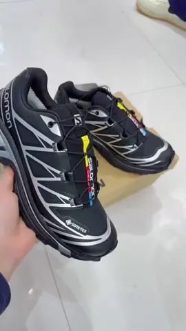 Salomon XT6 Goretex Black Silver #solomon #sneakers  #sneakerswanita #sneakerspria  #trendingvideo #fyp #foryoupage #xyzbca 