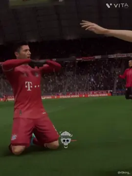 Lewandowski’s celebration in FIFA 22🤩🐐 #lewandowski #fifa #game #footballedit #goat🐐 #celebration 