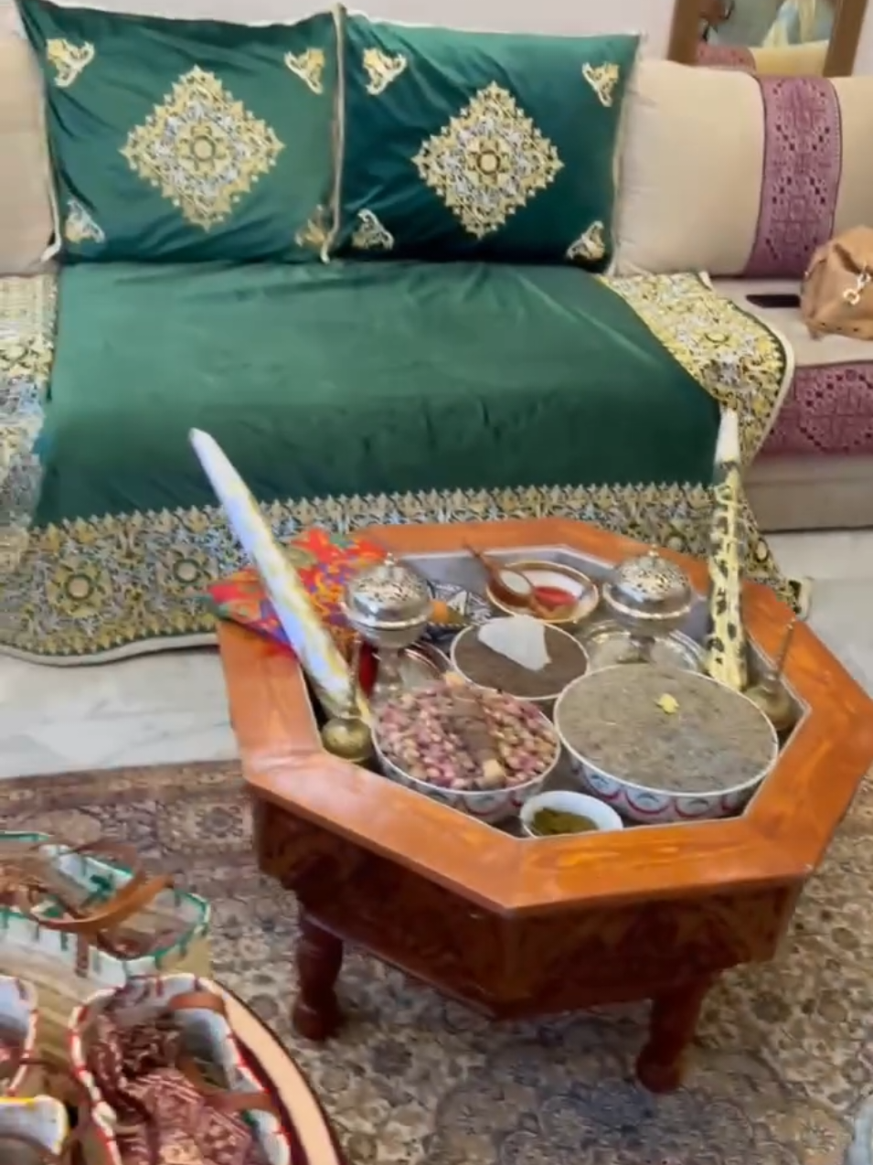 ليلة الحنة عرس مغربي 💚#ترند #حنة_عروسة #حنة #حنة_مغربية #عرس_مغربي 