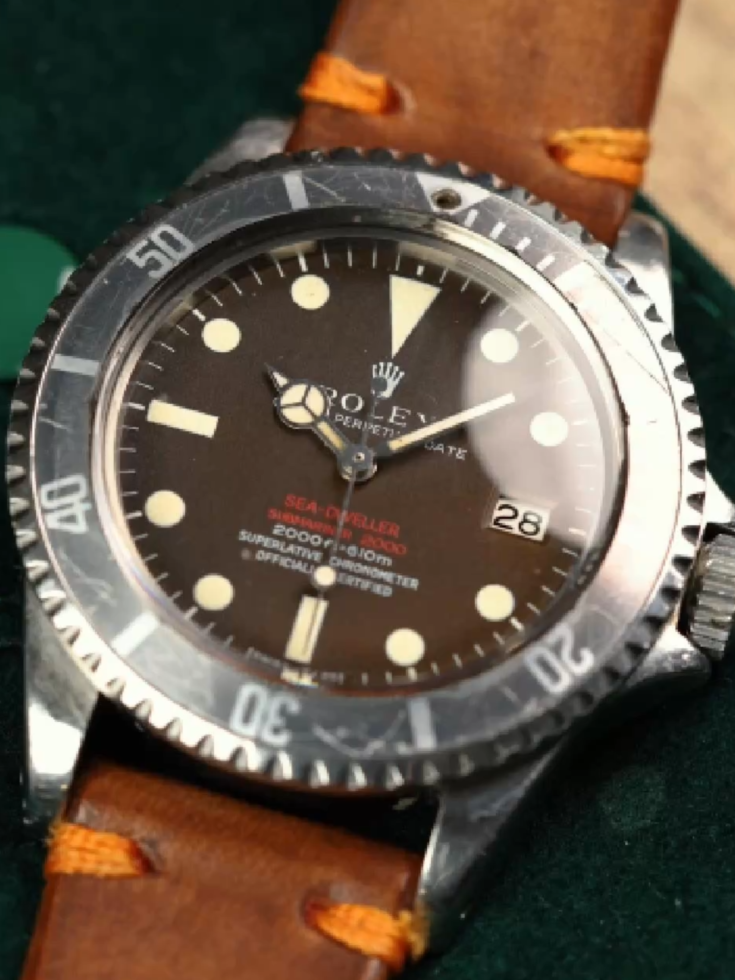 One of the RAREST Rolexes EVER made!!! The Rolex Sea-Dweller 'Double Red'. Is this a grail piece for you? #watchtok #watchesoftiktok #luxurywatch #luxurywatches #watchesformen #rolexwatch #rolexwatches #vintagewatch
