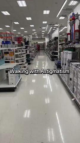 Walking with Astigmatism from -1 to -10 #glasses #vision #blur #eyes #doctor #contact #contacts #target #shopping 