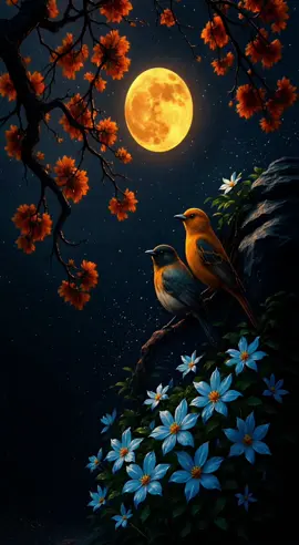 #birds #flowers #moon #stars #sky #butterflies #videobackground #saudiarabia🇸🇦 #saudiarabia #السعودية #lighting #