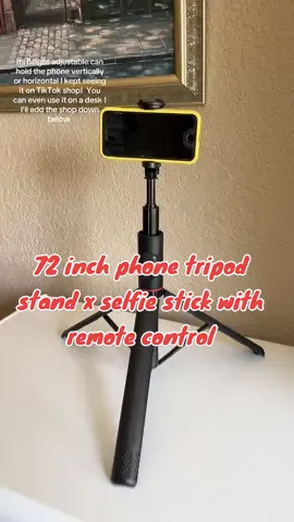 72 inch phone tripod stand x selfie stick with remote control it fit into my purse sleek compact and convenient! #tripodstand #selfiestick #phonestand #phonetripod #toktokshop #phoneaccessories #contentcreation 