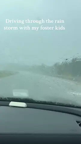 Driving through a rain storm with the foster kids onboard  #fypageシ #weather #driving #prayer #god