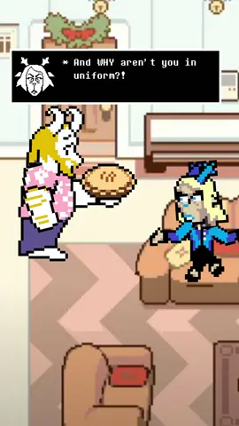And why aren’t you in uniform? (Deltarune Animation) #deltarune #asgore #carol #spongebob #asen #fyp 
