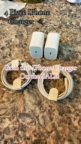This is an absolutely amazing deal on iPhone chargers go grab yours before the sale ends#iphonecharger #iphone #charger 
