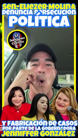 El senador Eliezer Molina denunció públicamente lo que considera una serie de actos de persecución política orquestados desde La Fortaleza. Según Molina, la actual gobernadora nombró a una nueva secretaria de Justicia que, en tan solo una semana, ya ha radicado cargos contra la exsecretaria del Departamento de Recursos Naturales (DRNA), Anaís Rodríguez, quien previamente había multado a los suegros de la mandataria por una construcción ilegal en La Parguera. Molina afirmó que, tan pronto la gobernadora ganó las elecciones, colocó a un secretario del DRNA que rápidamente engavetó el caso contra sus familiares mediante una orden administrativa. Ahora, con la nueva jefa del Departamento de Justicia —quien reclutó como jefe de fiscales al mismo fiscal que radicó cargos contra Molina por las protestas en Rincón—, sostiene que se está repitiendo el patrón de represalias contra quienes se han enfrentado al Partido Nuevo Progresista (PNP). El legislador acusó a la gobernadora de fabricar casos como mecanismo de venganza política, incluso contra figuras de su propio partido que no se alinean con ella. Llamó “corrupta” y “sabandija” a la mandataria, asegurando que el pueblo ya la había deslegitimado en las primarias y que esta conducta merece ser investigada a fondo. Anunció además una transmisión especial a las 6:30 pm para ampliar la denuncia y hacer un llamado a la acción ciudadana. 🚨Compartan Corillo🚨 Somos #PrensaDiferente Recuerden, #ElCambioEmpiezaConmigo #EJC #ElJangueoCorillo #PRSalvaPR #PRSavesPR #NoticiasPR #PRNews
