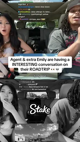 Agent & extra Emily are having a INTERESTING conversation on their ROADTRIP 👀💀 #agent00 