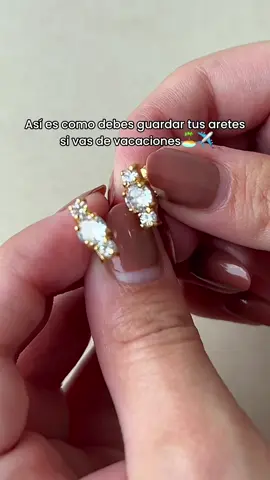 El tip que necesitas para no perder tus aretes🤩 #joyeriapersonalizada #tipsandtricks #aretes 