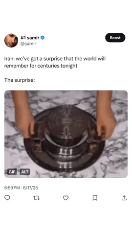 Is this the Iran surprise? 
