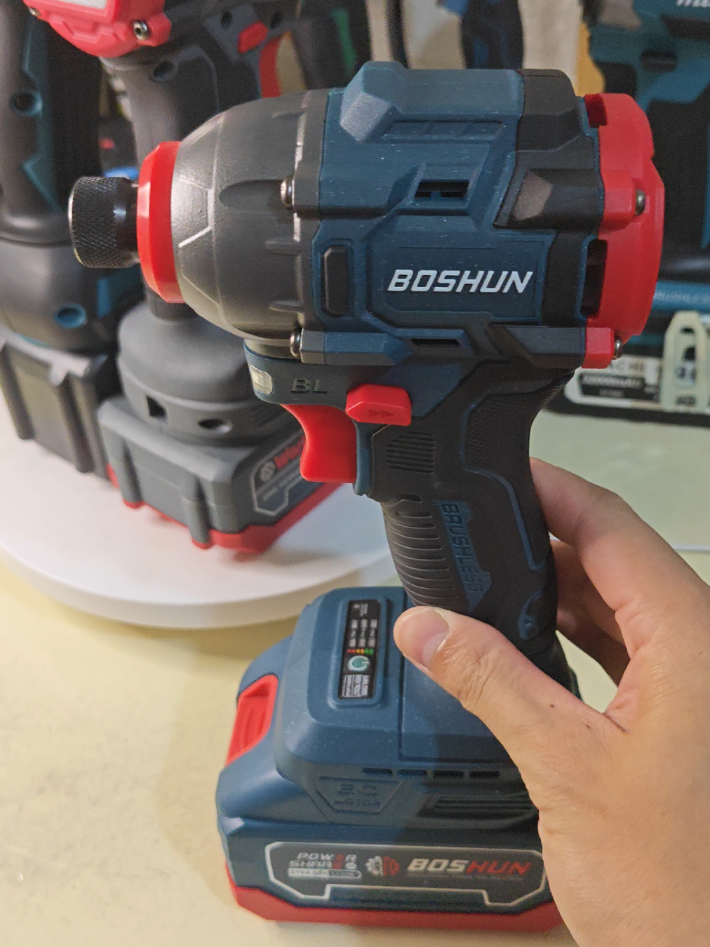 Máy chuyên vít Boshun 3 cấp chỉnh tốc ngon, bổ, hạt dẻ #chuyenvit #chuyenvitpin 