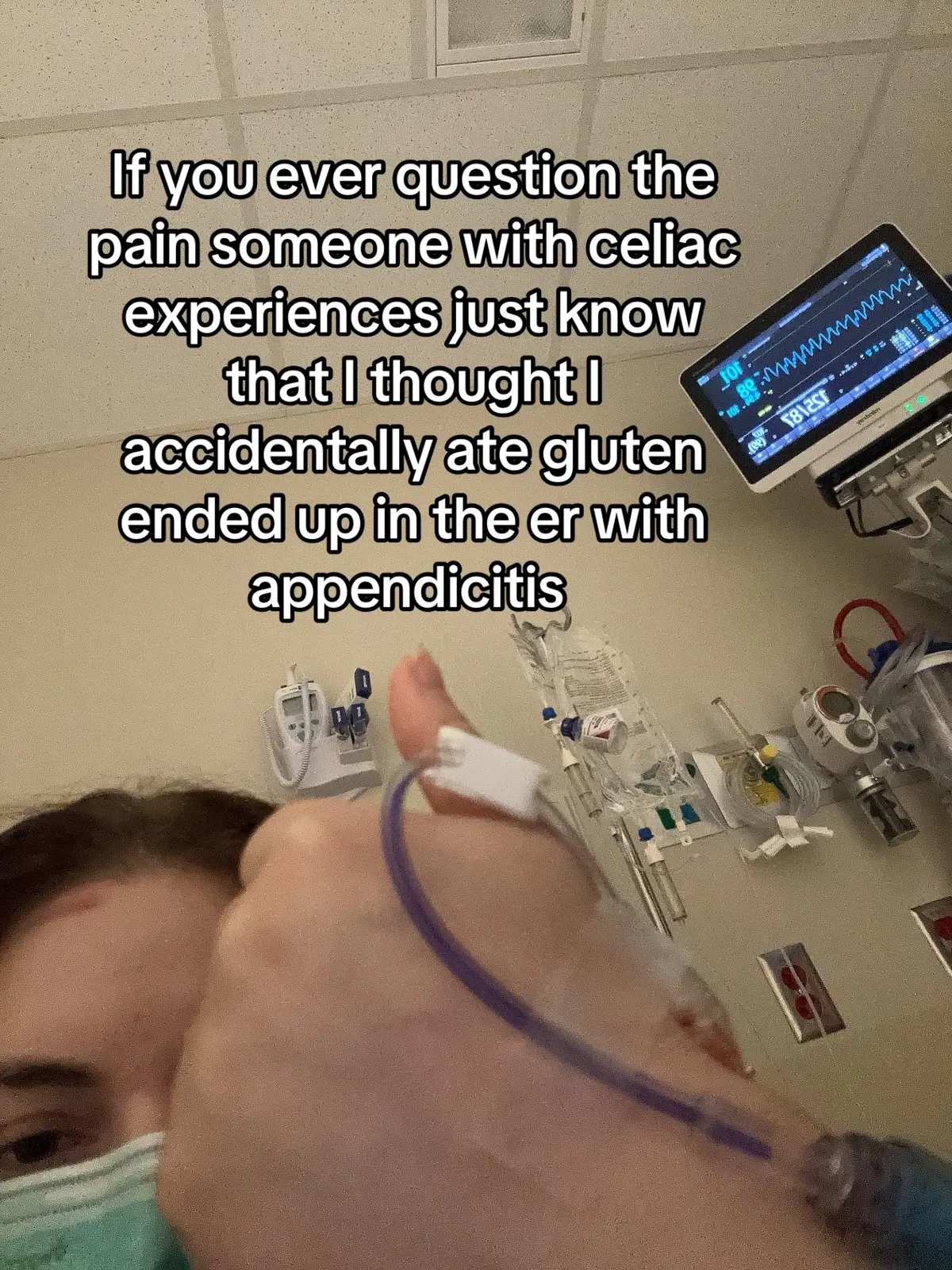 I really thought the pain was glutened pain #chronicillness #celiacdisease 