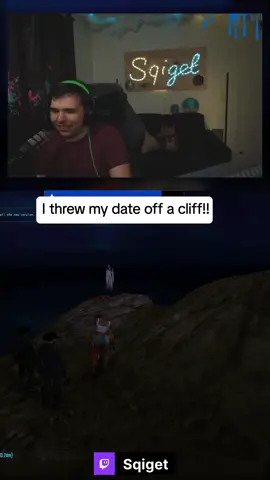 I THREW MY DATE OFF A CLIFF!!! #tarp #rp #gtarp #twitch 