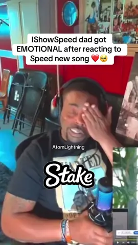 IShowSpeed dad got EMOTIONAL after reacting to Speed new song ❤️🥺 #speed #ishowspeed #ishowspeedclips @IShowSpeed 