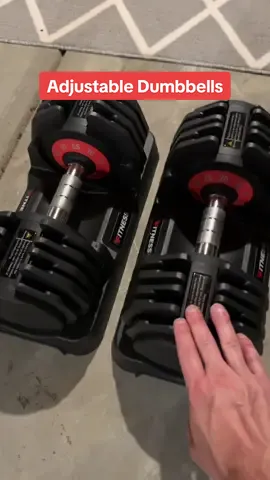 These updated adjustable dumbbells are very nice! #adjustabledumbbells #dumbbells #homegymequipment #homegymideas #tiktokshopcreatorpicks #dealsforyoudays 