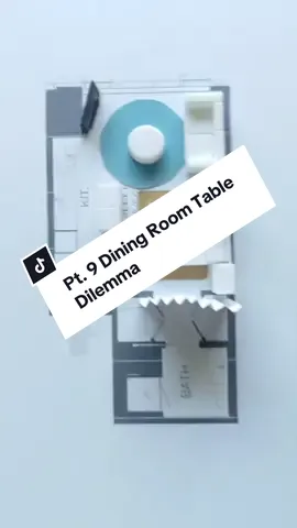 #stitch with @Mr Cliff Tan I know now!!! Thank you so much for your time, efforts and idea! #studioapartment #furniture #floorplan #interiordesign #smallspaceliving  Table & Couch: @Bob’s Discount Furniture 