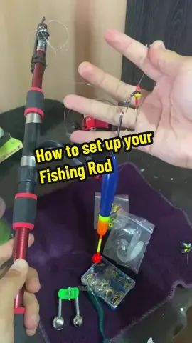 HOW TO SET UP YOUR FISHING ROD👌🎣 #fishingrod #fishingtips #sougayilang #sougayilangfishingrod #sougayilangfishing #fishingsetup 