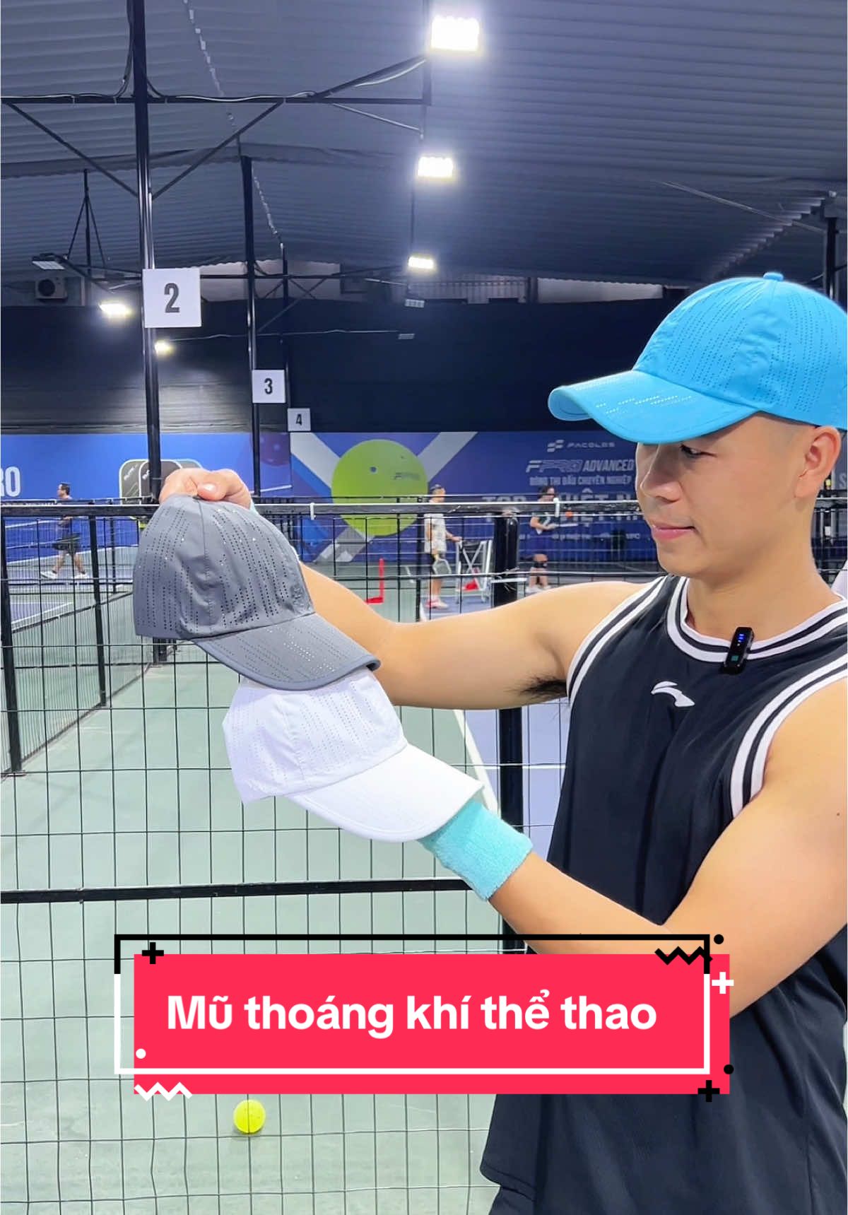 Mũ thoáng khí chơi thể thao #muluoitrai #muthoangkhi #muluoitraithethao #pickleball 