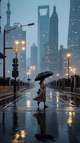 Alone woman on road!