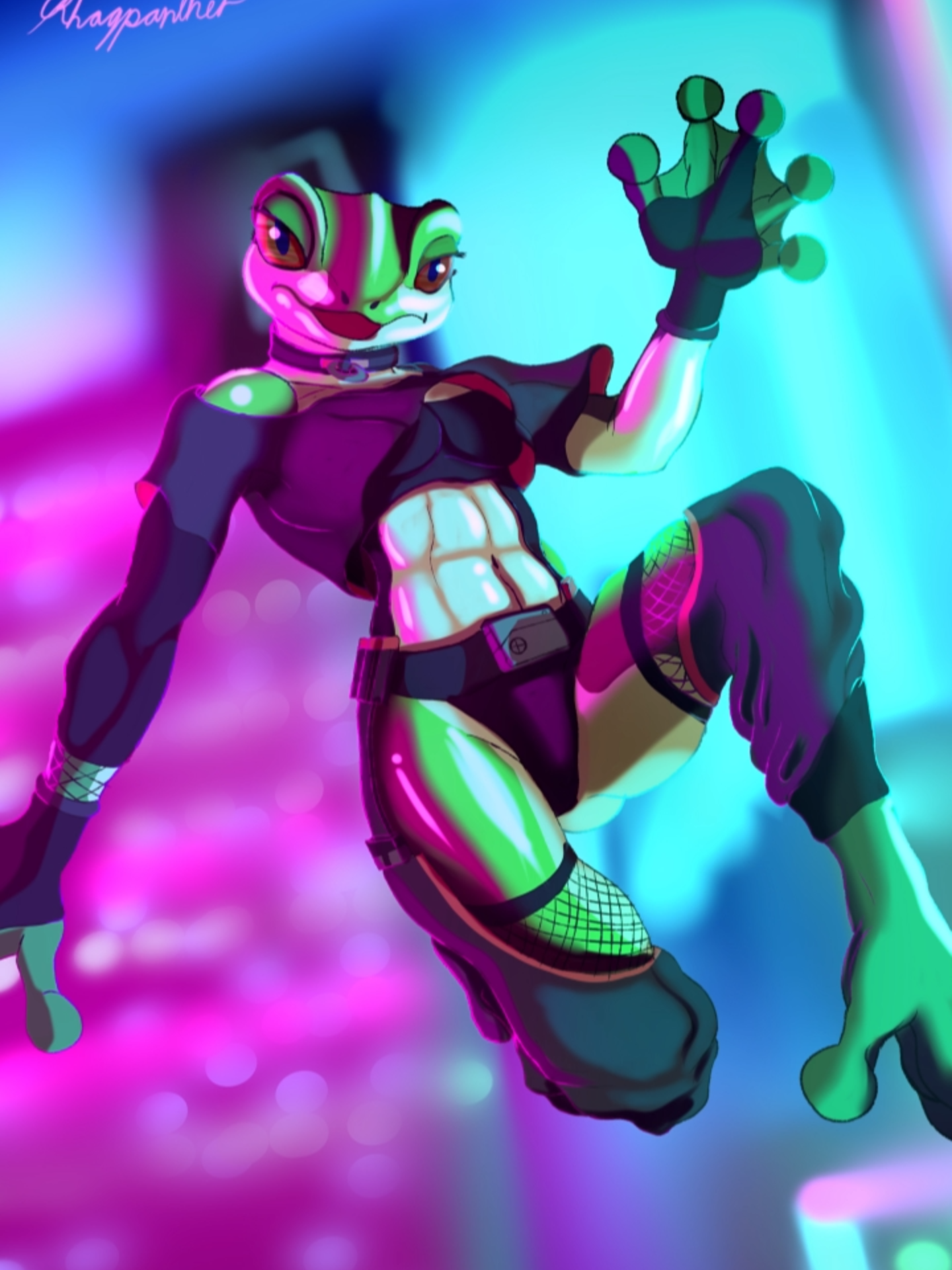IRON ARTIST SPEED PAINT 032 Hacia rato que habia dibujado a esta ranita, pero se me habia olvidado subirla aqui :P que tal quedó? #speedpaint #ironartistchallenge #ironartist #furry #rhagpanther #furrydigitalart #art