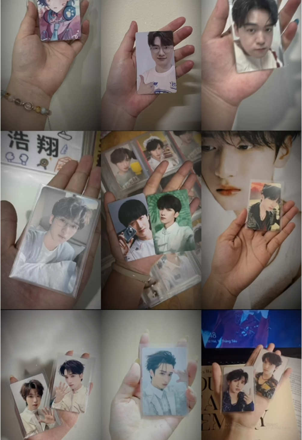 xoè đôi bàn tay trắng cùng các mom #trend #cardbogoc #card #nghiemhaotuong #yanhaoxiang #hatuanlam#hajesanghyeok #gumayusi 