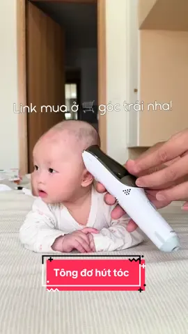 Tông đơ có độ ồn thấp, bé đang ngủ vẫn có thể cắt 👍🥰 #tongdo #tongdochobe #tongdocattoc #cattocchobe 