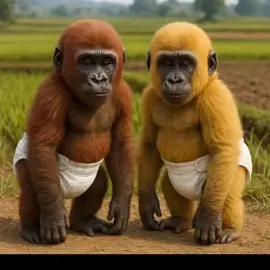 Gorilla warna warni joget lucu 😄😄  #joget #fyp #gorilla 