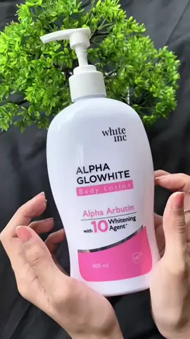 Ingin kulit cerah merata? White Inc Alpha Glowhite Body Lotion solusinya! Formula cepat meresap dengan Alpha Arbutin & 10X Whitening Agent. Yuk, glowing bareng! #WhiteInc #AlphaGlowhite #BodyLotion #KulitSehat #CerahAlami #ProdukViral #TikTokShop #PerawatanKulit #Glowing #RekomendasiProduk 
