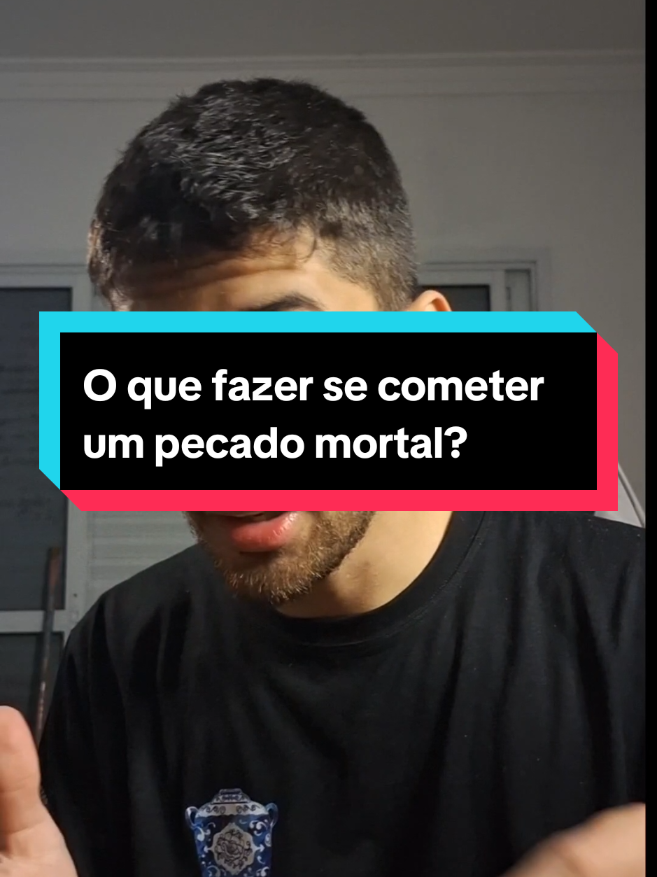 O que fazer se cometer um pecado mortal? O pecado mortal nos afasta da graça de Deus, por vontade nossa. A confissão é o caminho que nos leva de volta ao Pai, que nos perdoa e nos quer vivendo com ele. #CapCut  #catolicos  #pecado  #igrejacatolica 