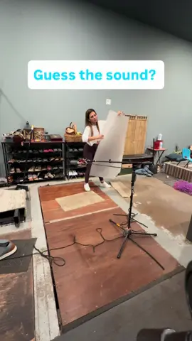 Guess the sound? #Reelfoleysound #foley #foleyartist #postproduction #creativesound #tvseries wearing #alo