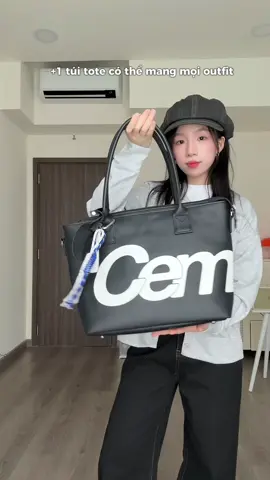 +1 túi tote có thể mặc mọi outfit, mang đi muôn nơi 😎 #cemmery #outfitideas #dailyoutfits #mixmatchoutfit #styleinspiration #tuitote 