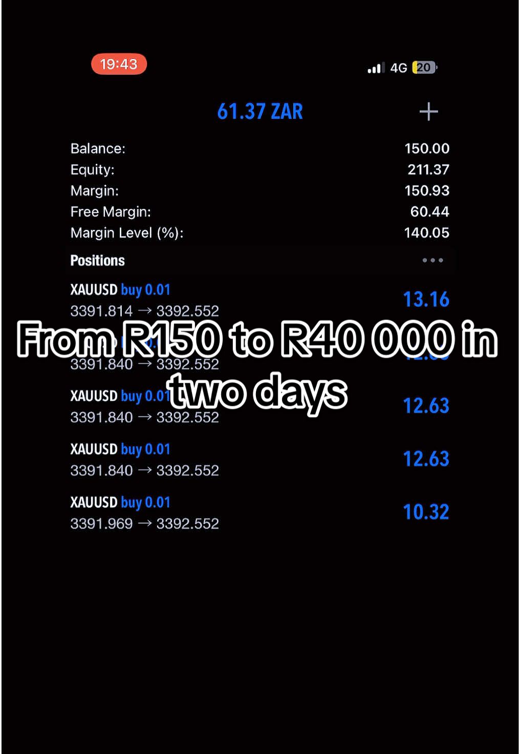 From R150 to R40 000 in two days #bluemonday #fyp #foryoupage #fypシ゚viral🖤tiktok #trendingvideo #forextrading #forex #investment #market #tradingvideo #fypdongggggggg #fypシ゚ #fypp 