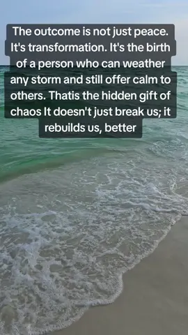 Finding peace through chaos oesn't mean the chaos disappears - it means we're no longer ruled by it. I've learned to accept that I have no control of this world but only how thandle myself. Through it all, ,I became stronger In a wav I've never imagined. #findingpeace #HealingJourney #innerstrength #selfdiscovery #soulgrowth 