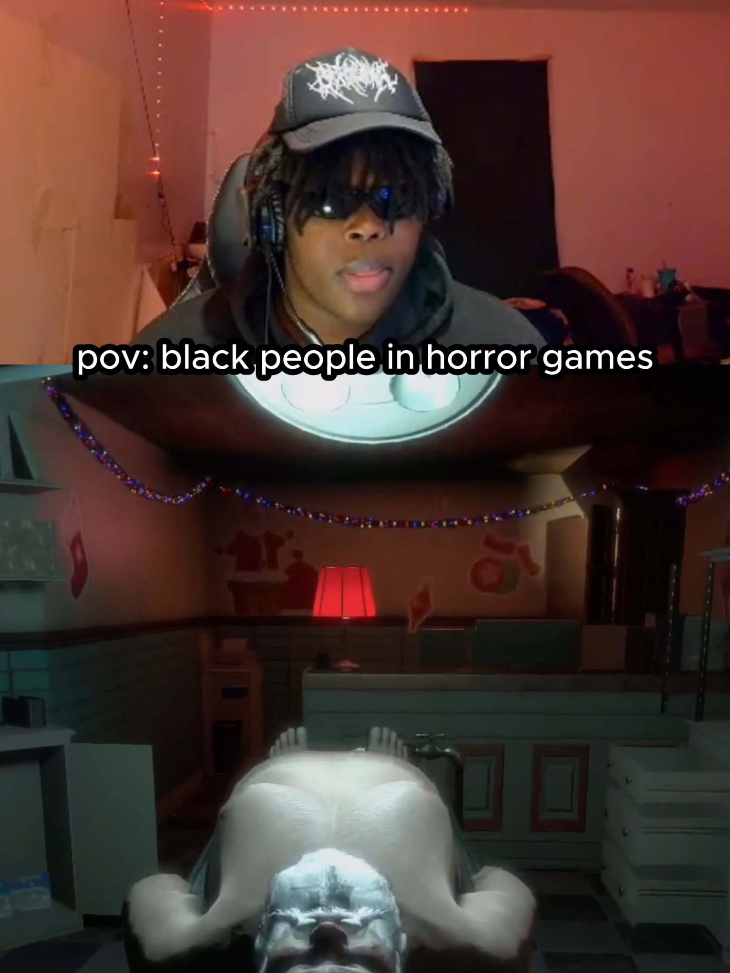 bro obsessed with leaving horror games 😂 (Twitch/YT: HeyyVance) #themortuaryassistant #chuxie #scarygames #jumpscare #fypage #viral
