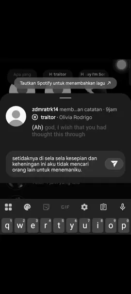 #traitor #fyp #catatanig #liriklagu #fyp #4u #galaubrutal 