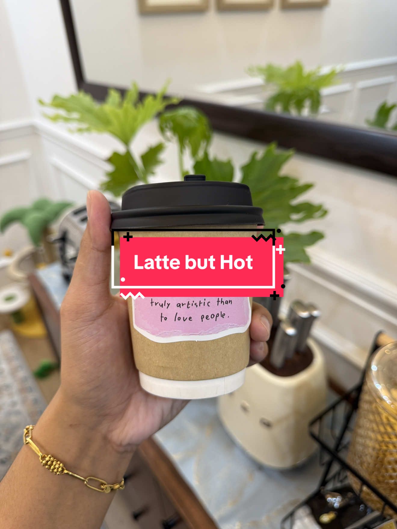 Quick hot latte sbb nak cpt pergi office 🫩 Btw as the quote (on the sticker) says “there is nothing more truly artistic than to love people.” #hot #latte #coffeemachine #coffeelover #bekocoffeemachine #beko 
