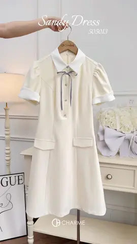 Đã ai xỉu up xỉu down vì em SANDY DRESS này giống tui chưa vậy 😭💗 #charmestore #charmehanoi #vaythietke #thoitrangcongso #vayditiec #somi #chanvay #thanhlich #nutinh #xuhuong #xuhuongtiktok