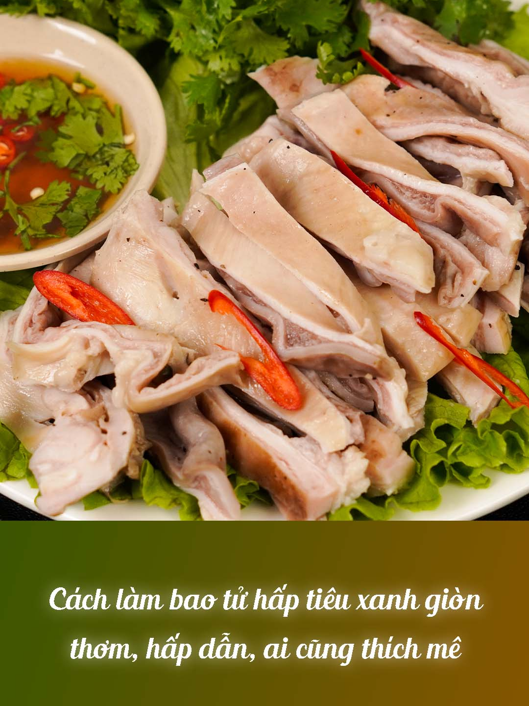 BAO TỬ HẤP TIÊU XANH - Cách làm sạch bao tử heo không bị hôi #monngon #monngonmoingay #bepnhagiang #baotuhaptieuxanh © Bản quyền của video này thuộc về Origin Media SJC © The copyright of this video belongs to Origin Media SJC
