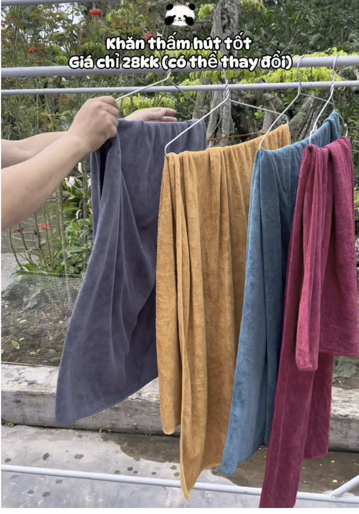 Khăn tắm 50x100cm thâm hút tốt #khantam #khantamcotton 