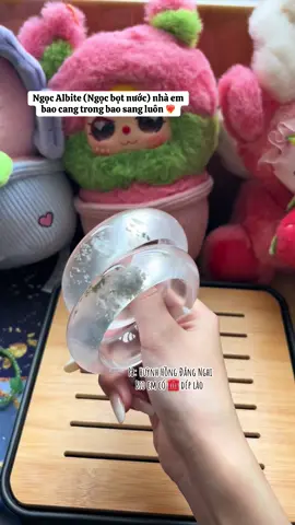 Ngọc Albite - Ngọc bọt nước VIP nhà em 🌟⭐️ #camthachthiennhien #camthach #daphongthuy #phongthuy #trangsuc #ngoc #albite #vongtay #trending #xuhuongtiktok #tiktok 