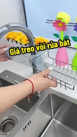Giá Treo Vòi Đựng Đồ, Giẻ Rửa Chén Bát, Kệ Gắn Vòi INOX Để Đồ Giẻ Rửa Chén, Giúp Khu Bếp Luôn Khô Ráo, Sạch Sẽ##giatreovoiruabat#ruabat#nhabep##tienich##xuhuong