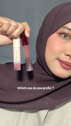 Battle and review lipcream, which one do you prefer ? #lipcream #lipcreamlokal #battlelipcream #hanasuilipcream #hanasuimattedorablelipcream #omgmattelastlipcream #creatorsearchinsights #CapCut 