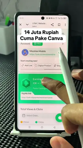Bisa gak sih dapet uang dari canva cuma modal hp? yaa bisa banget jualan produk digital. Buat karya kamu yang bantu orang orang, terus kamu jualin lewat website LYNK ID, dan jangan lupa promosiin di tiktok. #produkdigital #bisnisdigital #jualanprodukdigital #canva 