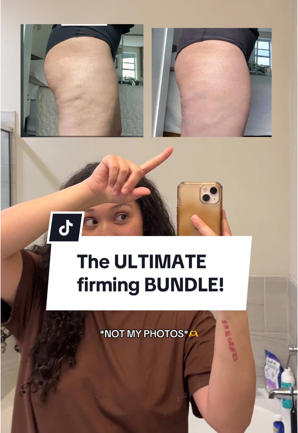 I’ve been WAITING TO TRY THESEE #cellulite #postpartum #postpartumjourney #postpartumbody #mom #momtok #momoftiktok #mombody #wrinkles #stretchmarks 