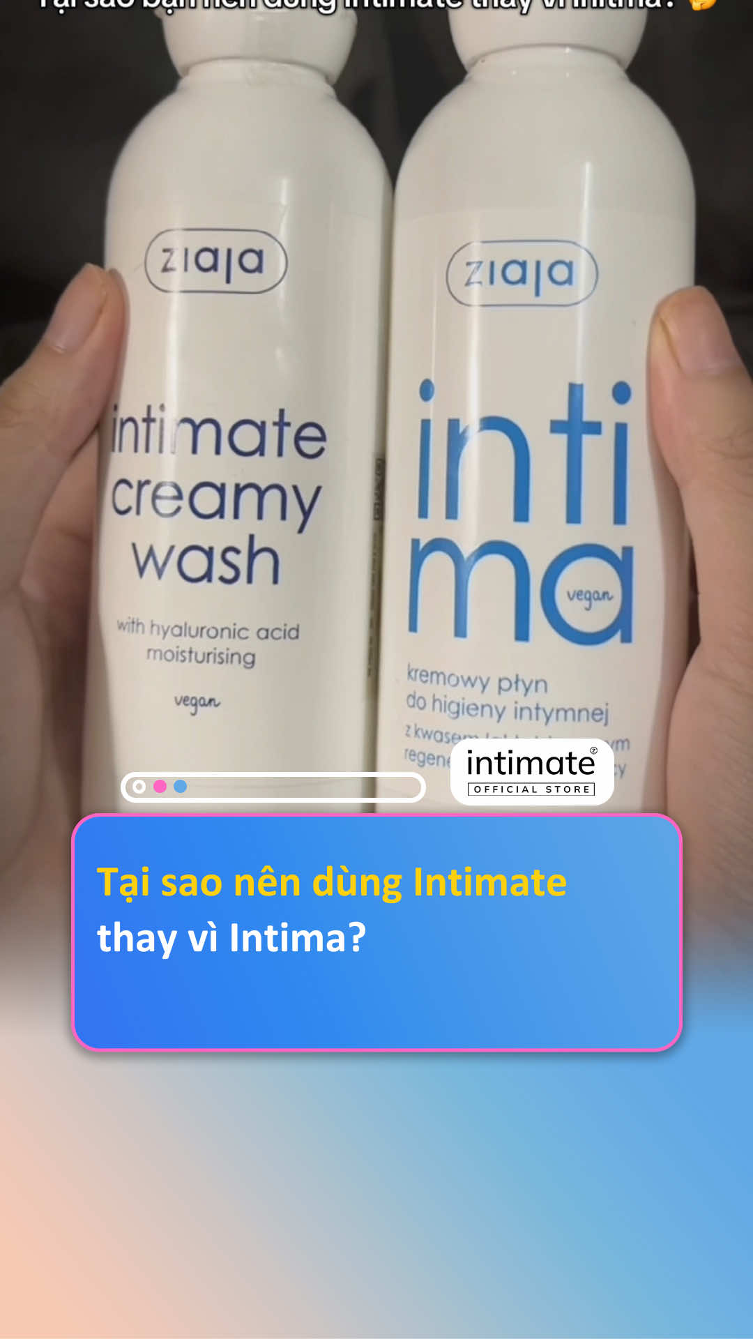 Tại sao nên dùng Intimate thay vì Intima? #fyp #viral 