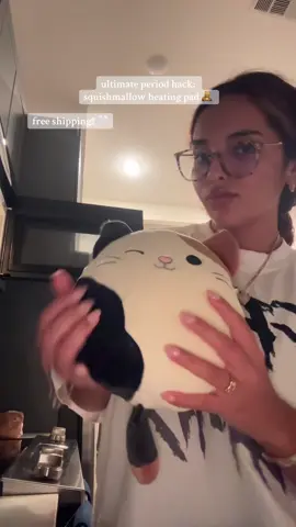 squishmallow is genius for this!#heatingpad #squishmallows #squishmallowheatingpad #period #periodtips #freeshipping 