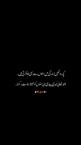 اللہ تعالیٰ میری پیاری سی بہنوں کو ہمیشہ سلامت رکھنا 🥀✨